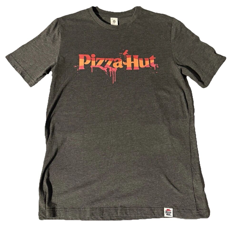 Pizza Hut Employee T-Shirt Red Logo, Short Sleeve, Size Small